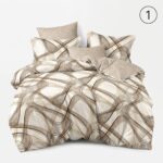 Lenjerie de pat din bumbac finet Super Elegant Pucioasa 1 - imagine 7