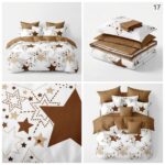 Lenjerie de pat din bumbac finet Super Elegant Pucioasa 17