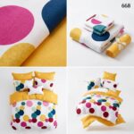 Lenjerie de pat din bumbac finet Super Elegant Pucioasa 668 - imagine 2