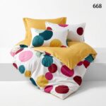 Lenjerie de pat din bumbac finet Super Elegant Pucioasa 668 - imagine 8