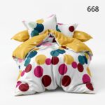 Lenjerie de pat din bumbac finet Super Elegant Pucioasa 668 - imagine 9