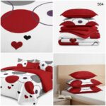 Lenjerie de pat din bumbac finet Super Elegant Pucioasa 564 - imagine 3