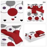 Lenjerie de pat din bumbac finet Super Elegant Pucioasa 564 - imagine 8