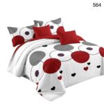 Lenjerie de pat din bumbac finet Super Elegant Pucioasa 564 - imagine 5