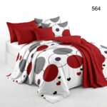 Lenjerie de pat din bumbac finet Super Elegant Pucioasa 564 - imagine 4