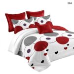 Lenjerie de pat din bumbac finet Super Elegant Pucioasa 564 - imagine 7