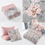 Lenjerie de pat din bumbac finet Super Elegant Pucioasa 1056