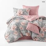 Lenjerie de pat din bumbac finet Super Elegant Pucioasa 1056 - imagine 8