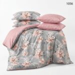 Lenjerie de pat din bumbac finet Super Elegant Pucioasa 1056 - imagine 3