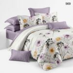 Lenjerie de pat din bumbac finet Super Elegant Pucioasa 969