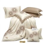 Lenjerie de pat din bumbac finet Super Elegant Pucioasa 1068 - imagine 4
