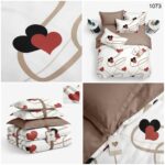 Lenjerie de pat din bumbac finet Super Elegant Pucioasa 1073 - imagine 2