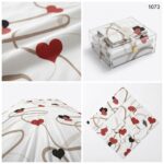 Lenjerie de pat din bumbac finet Super Elegant Pucioasa 1073 - imagine 4