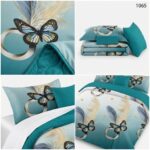 Lenjerie de pat din bumbac finet Super Elegant Pucioasa 1065 - imagine 4