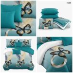 Lenjerie de pat din bumbac finet Super Elegant Pucioasa 1065 - imagine 2