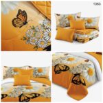 Lenjerie de pat din bumbac finet Super Elegant Pucioasa 1063 - imagine 5