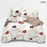 Lenjerie de pat din bumbac finet Super Elegant Pucioasa 1073 - imagine 3