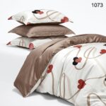Lenjerie de pat din bumbac finet Super Elegant Pucioasa 1073 - imagine 6