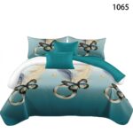 Lenjerie de pat din bumbac finet Super Elegant Pucioasa 1065 - imagine 7