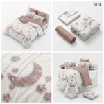 Lenjerie de pat din bumbac finet Super Elegant Pucioasa 1074 - imagine 2