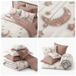 Lenjerie de pat din bumbac finet Super Elegant Pucioasa 1074