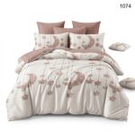 Lenjerie de pat din bumbac finet Super Elegant Pucioasa 1074 - imagine 3