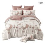 Lenjerie de pat din bumbac finet Super Elegant Pucioasa 1074 - imagine 6