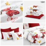 Lenjerie de pat din bumbac finet Super Elegant Pucioasa 1061 - imagine 2