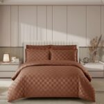 Lenjerie hoteliera din bumbac satinat cu elastic DRP10