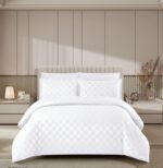 Lenjerie hoteliera din bumbac satinat cu elastic DRP14