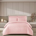 Lenjerie hoteliera din bumbac satinat cu elastic DRP08