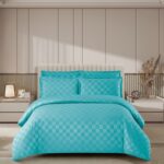 Lenjerie hoteliera din bumbac satinat cu elastic DRP16