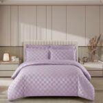 Lenjerie hoteliera din bumbac satinat cu elastic DRP07