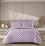 Lenjerie hoteliera din bumbac satinat cu elastic DRP07