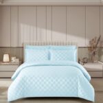 Lenjerie hoteliera din bumbac satinat cu elastic DRP13