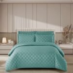 Lenjerie hoteliera din bumbac satinat cu elastic DRP17