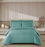 Lenjerie hoteliera din bumbac satinat cu elastic DRP17