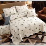 Cuvertura de Pat din bumbac + 4 Fete Perne CV362