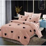 Lenjerie de pat din finet 6 piese cu ELASTIC LEP20