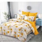 Lenjerie de pat din finet 6 piese cu ELASTIC LEP08