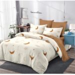 Lenjerie de pat din finet 6 piese cu ELASTIC LEP06