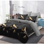 Lenjerie de pat din finet 6 piese cu ELASTIC LEP10