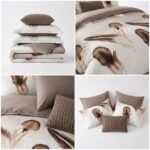 Lenjerie de pat din bumbac finet Super Elegant Pucioasa 1079 - imagine 4