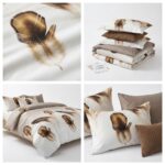 Lenjerie de pat din bumbac finet Super Elegant Pucioasa 1079 - imagine 6