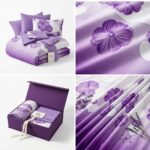 Lenjerie de pat din bumbac finet Super Elegant Pucioasa 1077 - imagine 2