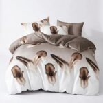 Lenjerie de pat din bumbac finet Super Elegant Pucioasa 1079 - imagine 8