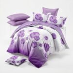 Lenjerie de pat din bumbac finet Super Elegant Pucioasa 1077 - imagine 7