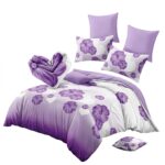 Lenjerie de pat din bumbac finet Super Elegant Pucioasa 1077 - imagine 8