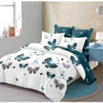 Lenjerie de pat din finet 6 piese cu ELASTIC LEP23