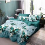 Lenjerie de pat dublu finet fluture 25